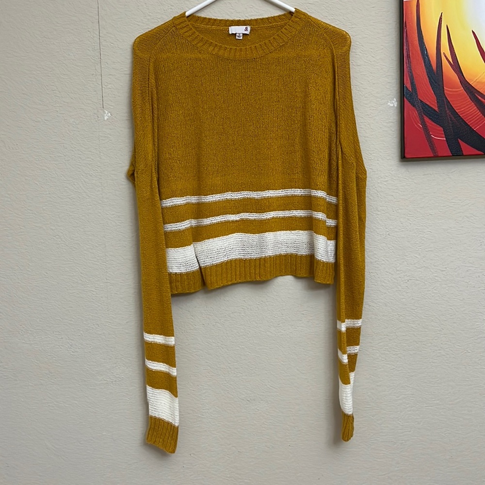 yellow sweater